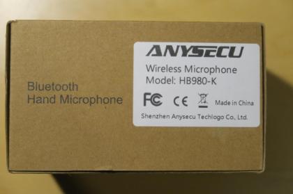 ANYSECU Bluetooth PTT Mikrofon / Lautsprecher