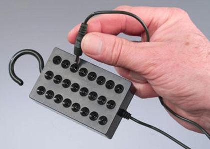 Solarkugel, Solarschwimmkugel, 25 cm, 4 warm-weiße LED