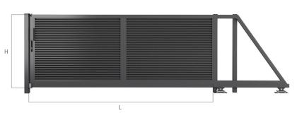 Schiebetor, Freitragend, Schiebetoranlage, Herstellung, Einfahrtstor, Toranlage,