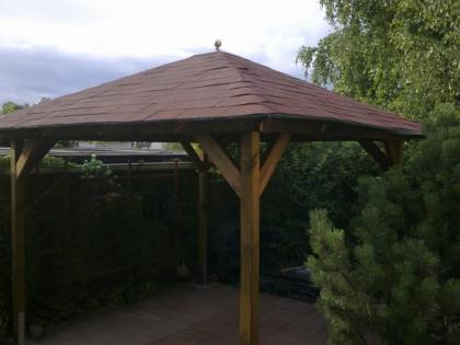 Aufbauservice von Fasssaunas , , Grill Kotas , Garten-Pavillons