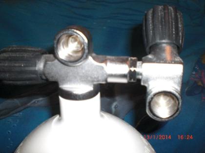 15L Tauchflasche mit Doppelventil
