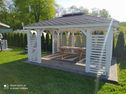 HOLZGARTENLAUBE CIECHANÓW GARTENHAUS GRILLPAVILLON KIEFERNHOLZ PERGOLEN 3x4m