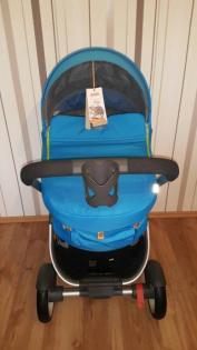 Stokke Crusi Urban Blue + aller Zubehör