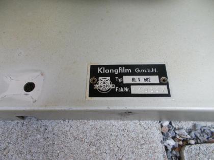 KLANGFILM KL.V 502 Verstärker