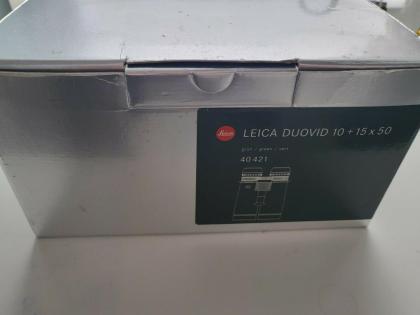 Leica Duovid 10+15x50 Fernglas Grün 40421 mint mit Zubehör und OVP wie NEU