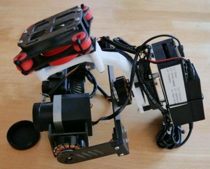 Octocopter mit Wärmebildkamera