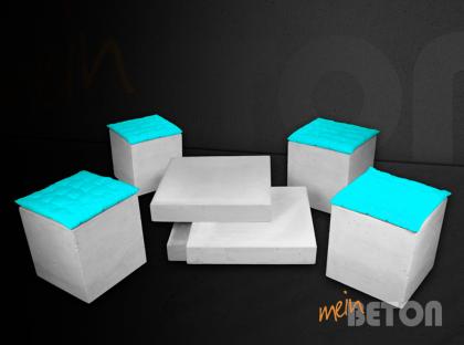 Couchtisch aus Beton, Betontisch, Loungetisch aus Beton, Tisch aus Beton, Betonm
