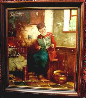 Gemälde Otto Franke, Ostfriese B093