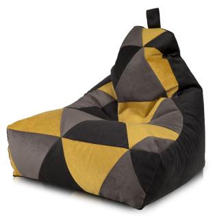 Sitzsack Keiko S Imperia Plush Beanbag Sofa Bodenkissen Dreiecke 8 Farben Sessel