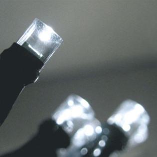 Lichterkette Solar 48 hell weiß leuchtende kleinen LED