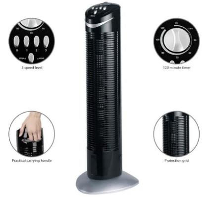 2 Ventilatore Honeywell HS-1040RE und AEG T-VL 5531