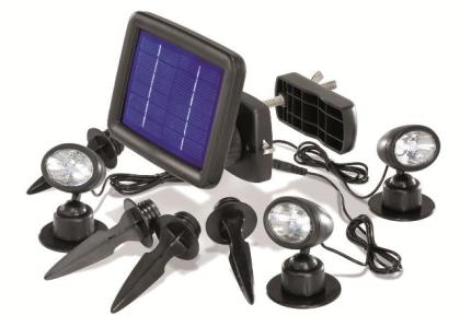 Solarstrahler, Dauerlicht, Bewegungsmelder, Gartenbeleuchtung