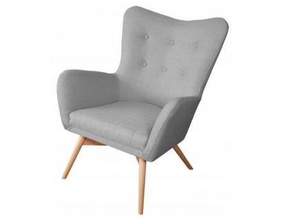 Ohrensessel im skandinavischen Stil Couch Sessel Wohnzimmer Farbenauswahl