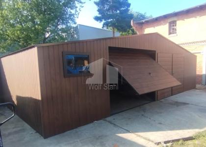 Blechgarage 11x6m Metallgarage Fertiggarage Lieferung und Montage kostenlos GP19