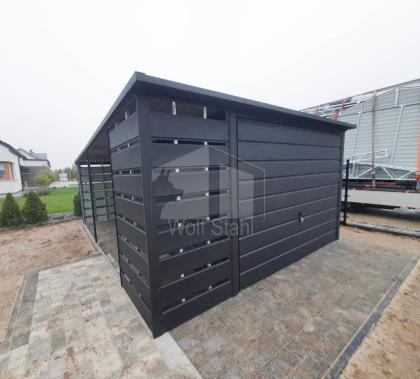  Blechgarage 3x6m Metallgarage Fertiggarage Holzoptik Individuelle Projekte ID44