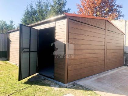 Blechgarage 6x6m Doppelgarage Fertiggarage Maßgeschneiderte Lösungen GP111