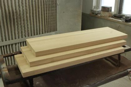 MASSIVHOLZSTUFEN TREPPENSTUFE HOLZTREPPENSTUFEN EICHENHOLZ UNBEMALT 100x28x4cm