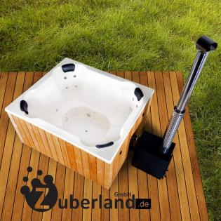Badezuber Whirlpool 2, 0mx1, 7m mit Außenofen