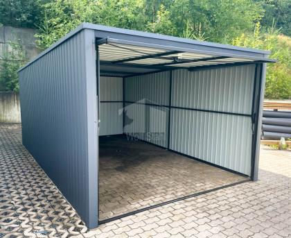  Blechgarage 3x6m Metallgarage Fertiggarage Garage nach Maß Hohe Qualität GP192 