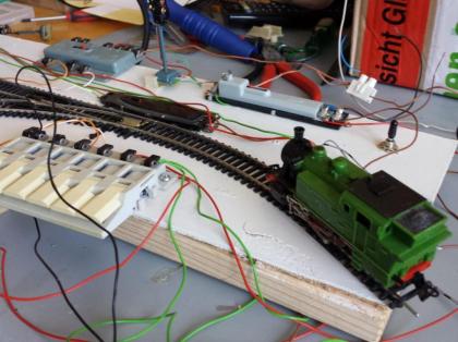 Reparatur ihrer Loks (Spur TT, analog)