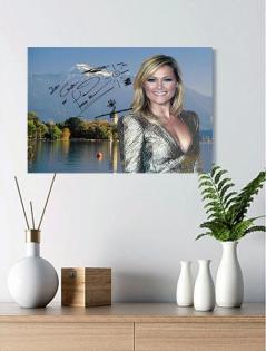 HELENE FISCHER Star souvenir 60x45 cm. Geschenkidee. Starposter. Deko. Kunstdruc