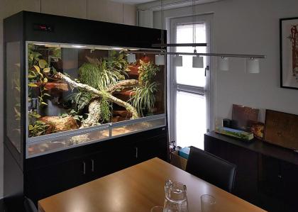 Terrarium für Schlangen