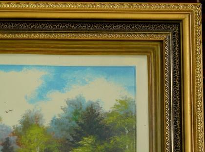 Collage hinter Glas (B060)