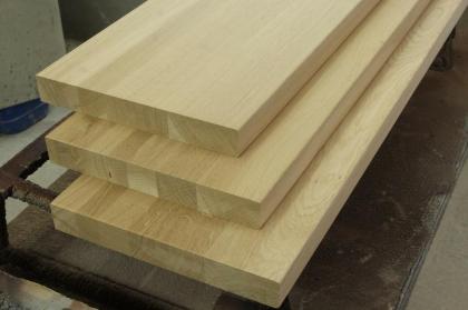 MASSIVHOLZSTUFEN TREPPENSTUFE HOLZTREPPENSTUFEN EICHENHOLZ UNBEMALT 100x28x4cm