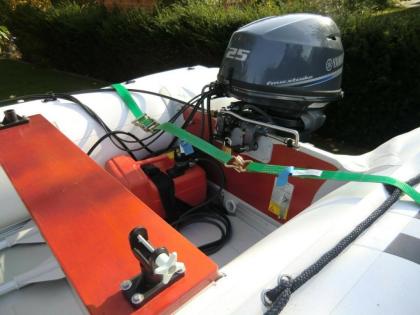 Schlauchboot Suzumar 390 Alu, Yamaha F25 GES 25 PS , Trailer Marlin BT RB 500kg
