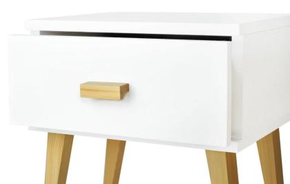 Nachttisch Nachtkastel Nachtkästchen Schublade Kiefernholz Nachtschränkchen