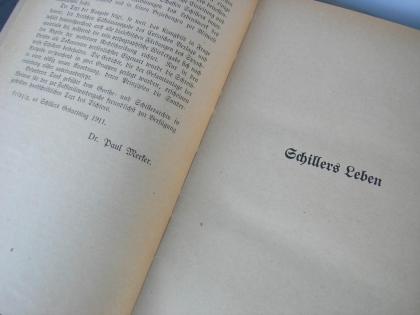 Friedrich SCHILLER: Antike Ausgabe in 4 Bänden