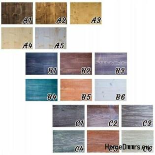 RADEX LOFT XI 60 70 80 90 Holztüren Rohholzflügel mit Knoten