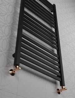 Badheizkörper ROYAL Handtuchwärmer Badezimmer Heizung 950X430 Größen schwarz