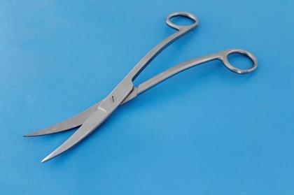 Wellenschere Wave Cutter gebogen 20cm - Aquariumschere aus Edelstahl fürs Aquasc
