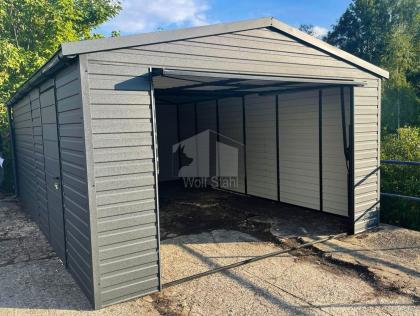 Blechgarage 4,5x6m Fertiggarage Stahlgarage Garage nach Maß  GP146 