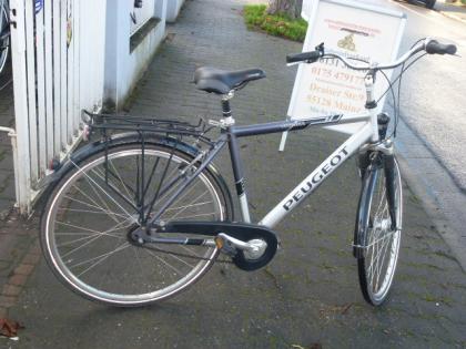 (160) 7 Gang Rücktrittsbremse PEUGEOT 28 Zoll Rh 53 ALU - RAHMEN u Nabendynamo
