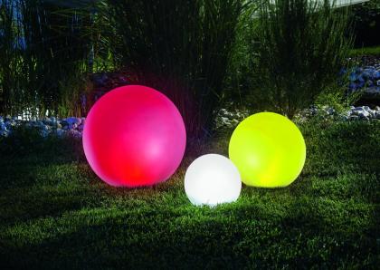 Solarkugel, Schwimmkugel, mit und ohne Farbwechsel