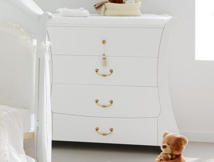 Luxus Kommode Tulpe mit goldenen Griffen