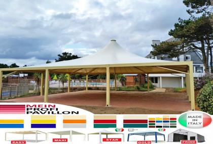 Pavillon Restaurant 15x15 personalisierte Farbe Pvc Café Pergola Lager Parkplatz