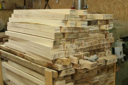 HOLZTREPPENSTUFEN HOLZSTUFEN EICHENHOLZ MASSIVHOLZTREPPE UNLACKIERT 85x28x4