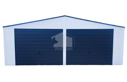 Blechgarage 7x6m  Stahlgarage Doppelgarage Garagen direkt vom Hersteller GP196 