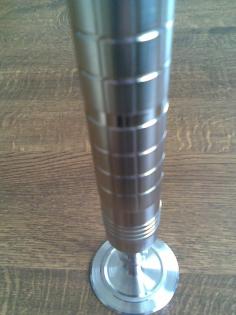 Edelstahl Vase Blumenvase Wohnaccessoires german handmade Made in germany 