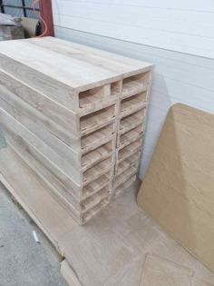 FREITRAGENDE SCHWIMMENDE MASSIVHOLZTREPPEN ESCHENHOLZ 100x28x12cm