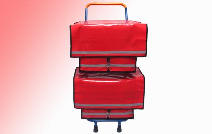 Zeitungswagen Zeitungsroller Prospektwagen für die Zustellung