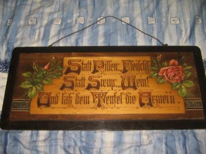 Sehr altes Apotheker-Schild