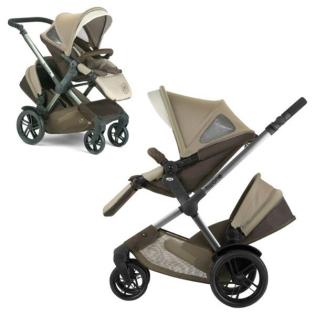 Don JANE Twone Doppel-Kinderwagen mit zwei Rümpfen Matrix Light - neue