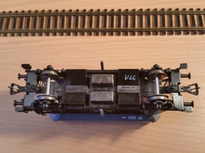 H0 Fleischmann 5511 Selbstentladewagen der SBB ALKAG Kohlewagen