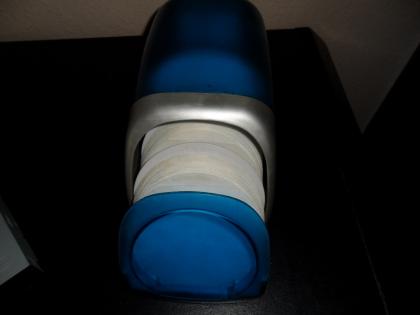 Hama CD Box blau/ metallic