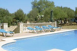 MALLORCA CAMPOS - Ferienhaus-Finca mit Pool 
