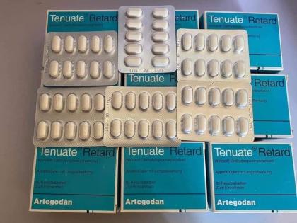 100 Stk von Tenuate Retard 75mg Tabletten; Gewichtsverlust, Diätpillen und Anti-